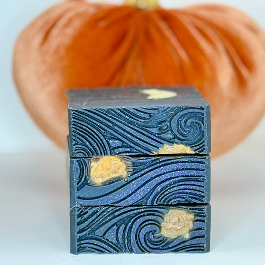 BATCH AVAILABLE 9/24 π Black-Night Halloween Soap β Limited Edition Halloween Bar