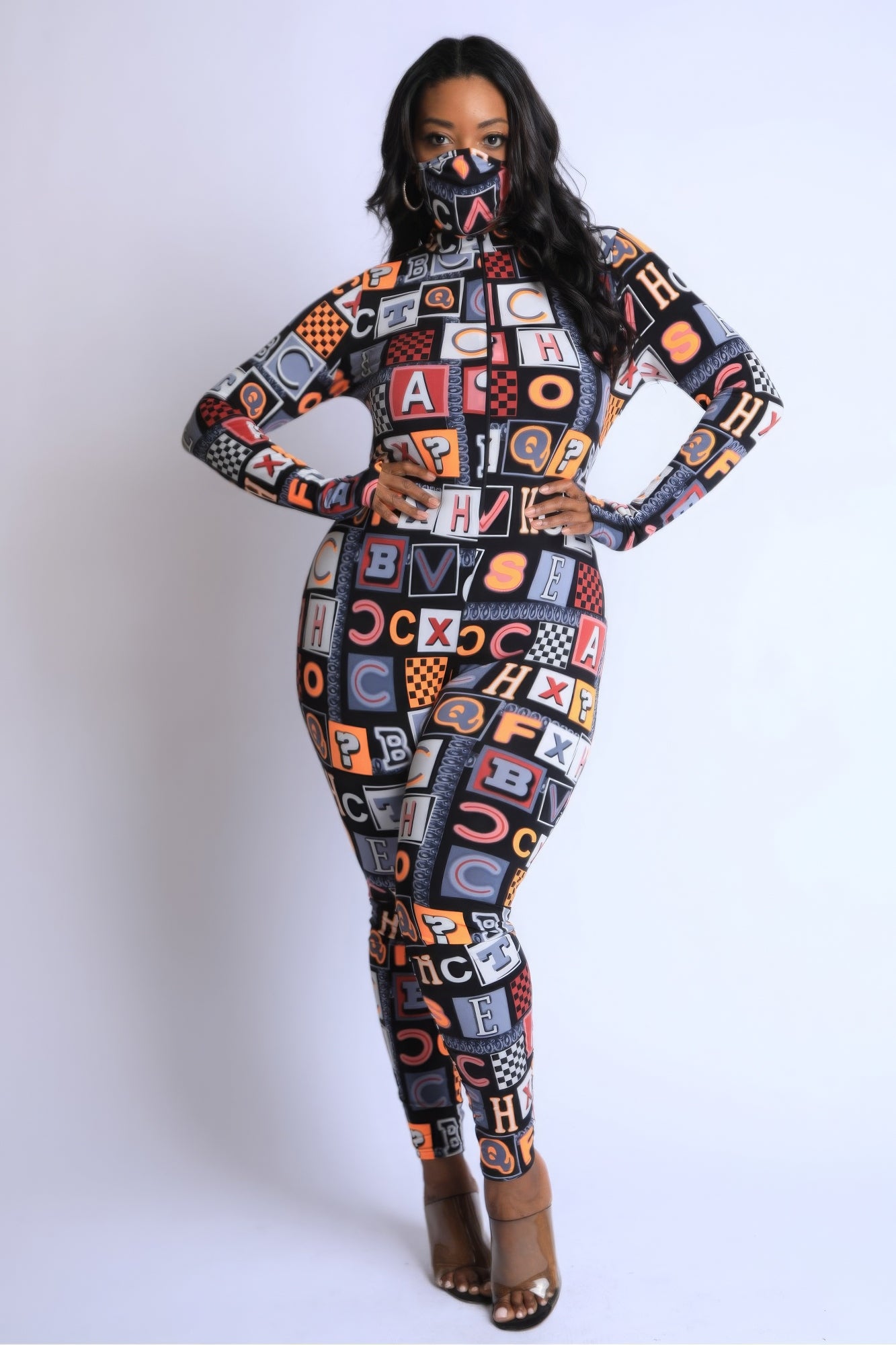 “Read Me” Neon Jumpsuit