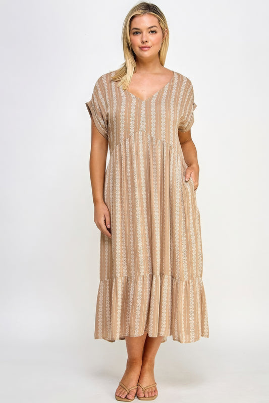 “Topaz” Boho Maxi Dress
