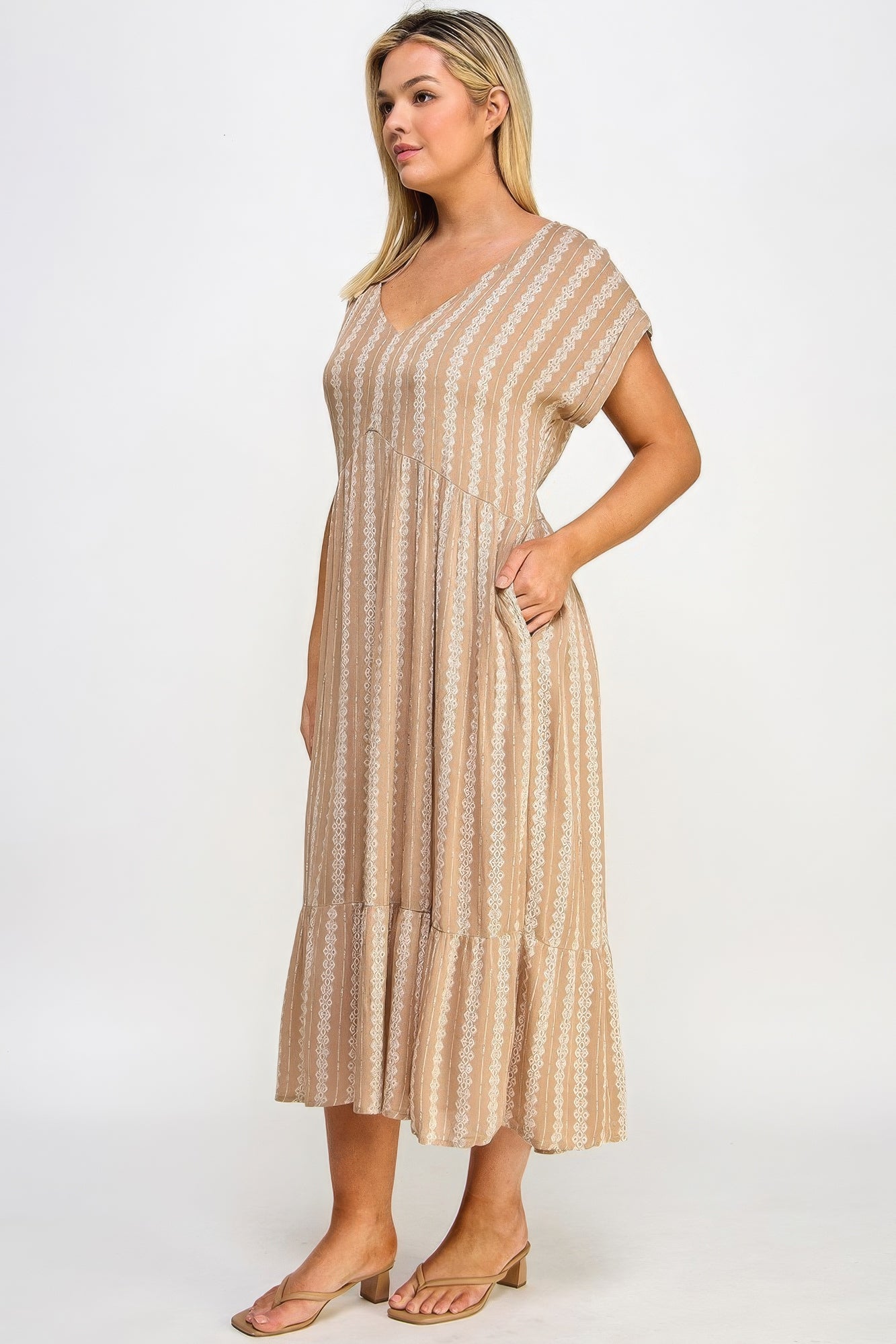 “Topaz” Boho Maxi Dress