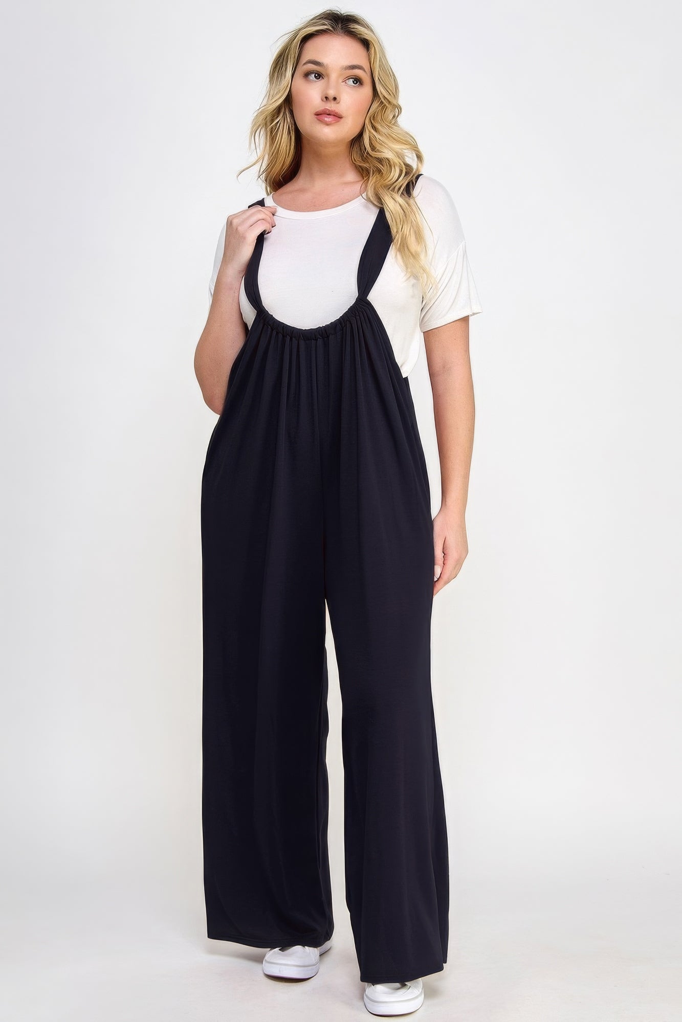 “Fall For You” Black Jumpsuit Overalls