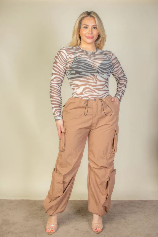 “DND” Sugar Brown Parachute Pants