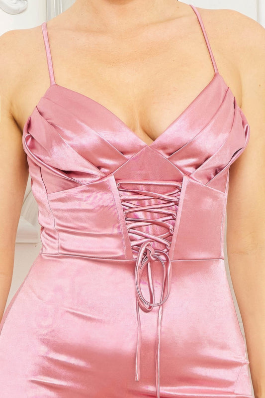 “Un-Hand Me” Deco Rose Maxi Dress