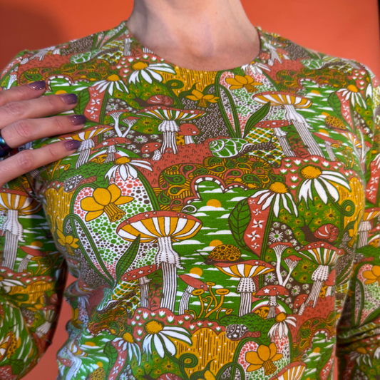 Magnificent Mushroom Pullover in Olive