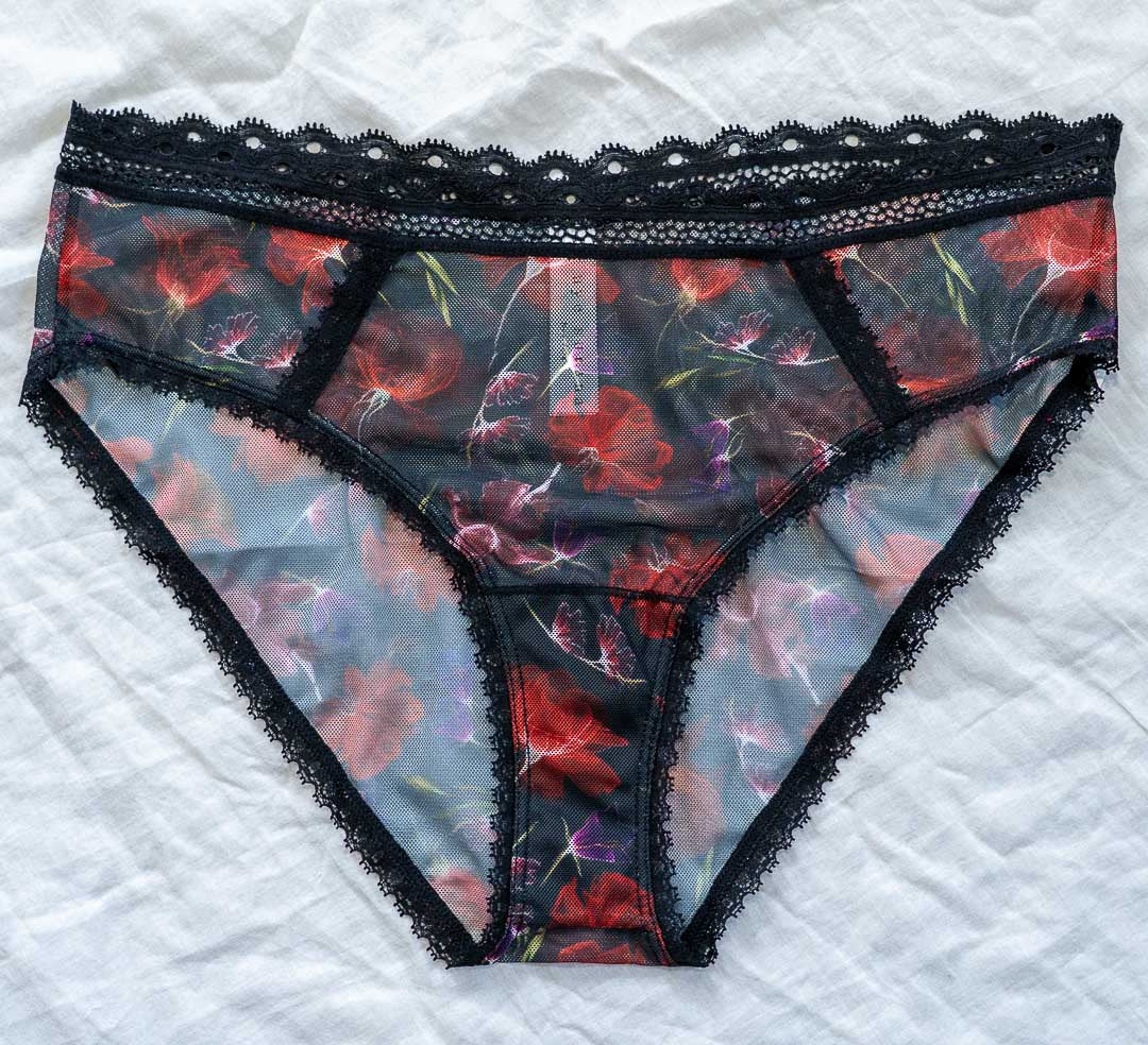 Garden Fantasy Floral Mesh Bikini