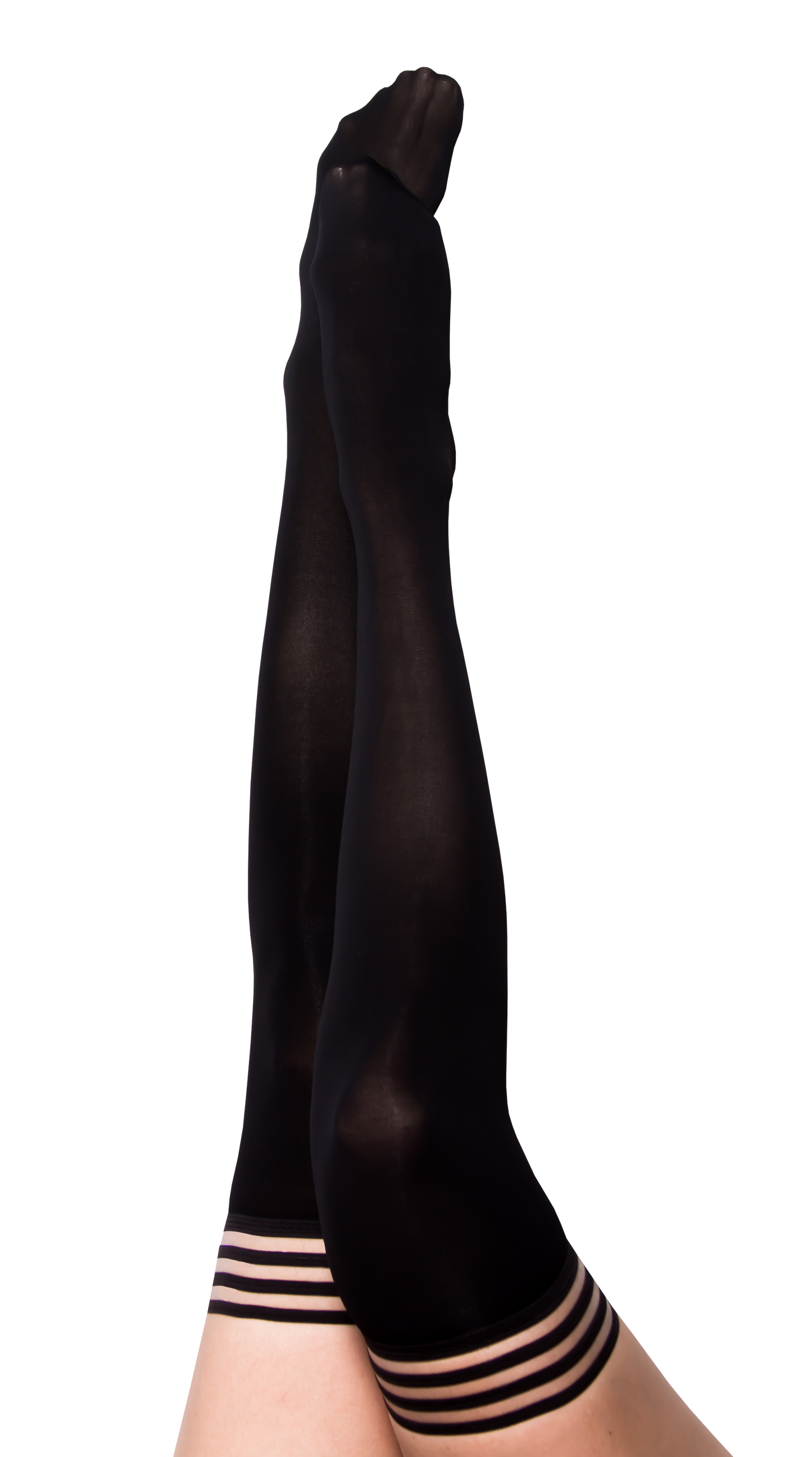 Danielle: Back in Black Thigh Highs
