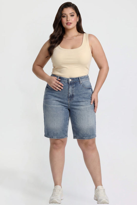 Relaxed Fit Jorts