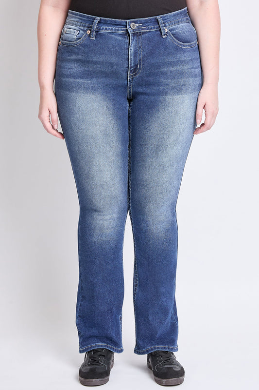 Mid Rise Premium Stitch Bootcut Jeans
