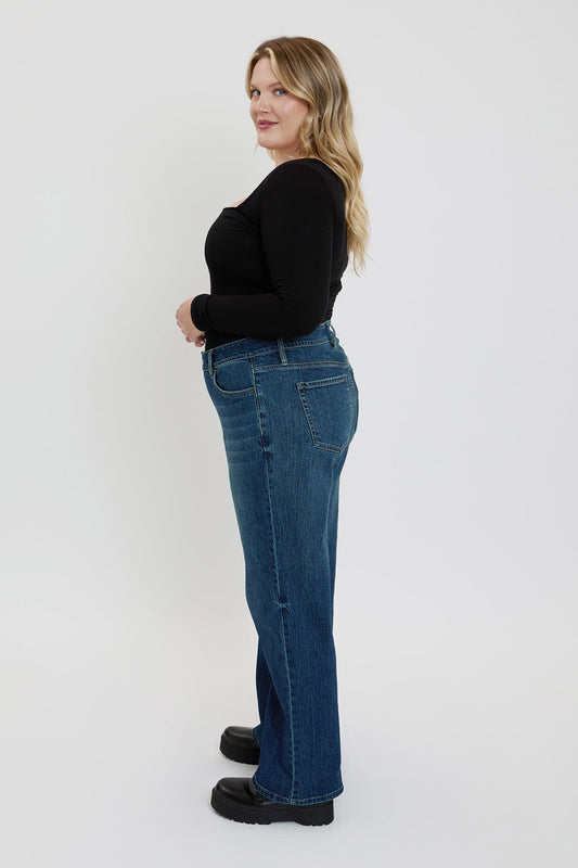 Britney Low Rise Wide Leg Jeans