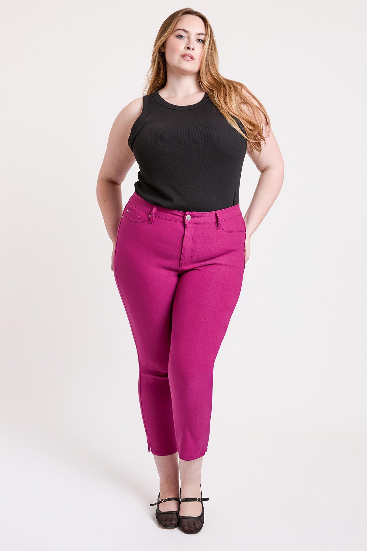 High Rise Hyperstetch Cropped Straight Pants