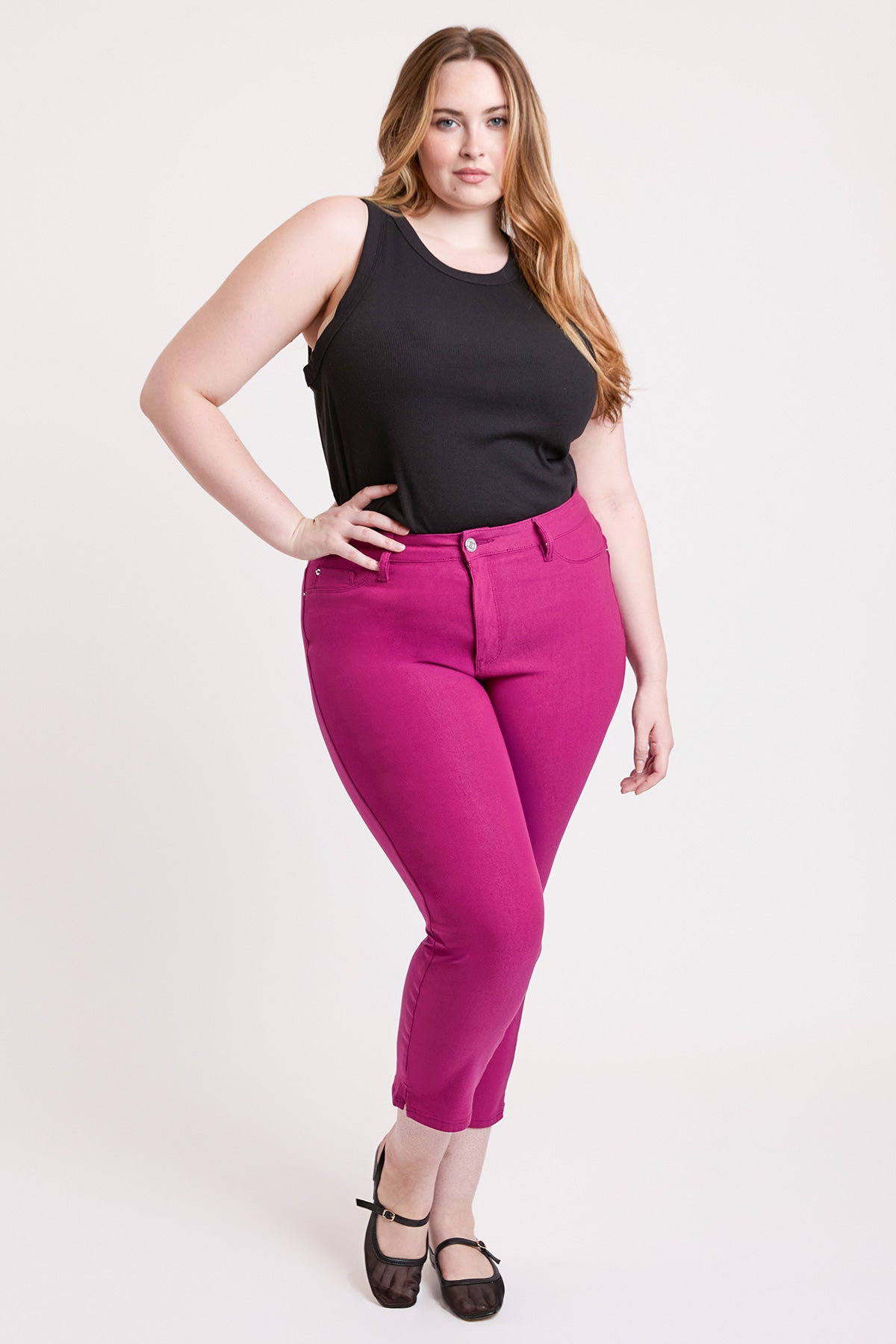 High Rise Hyperstetch Cropped Straight Pants