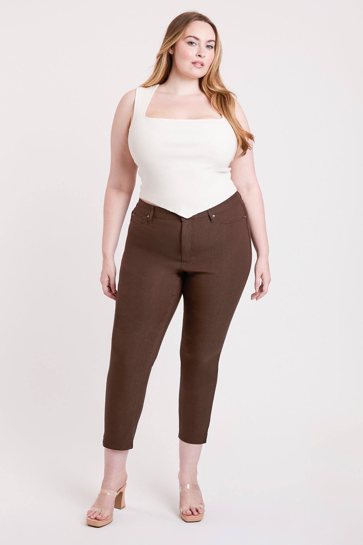 High Rise Hyperstetch Cropped Straight Pants