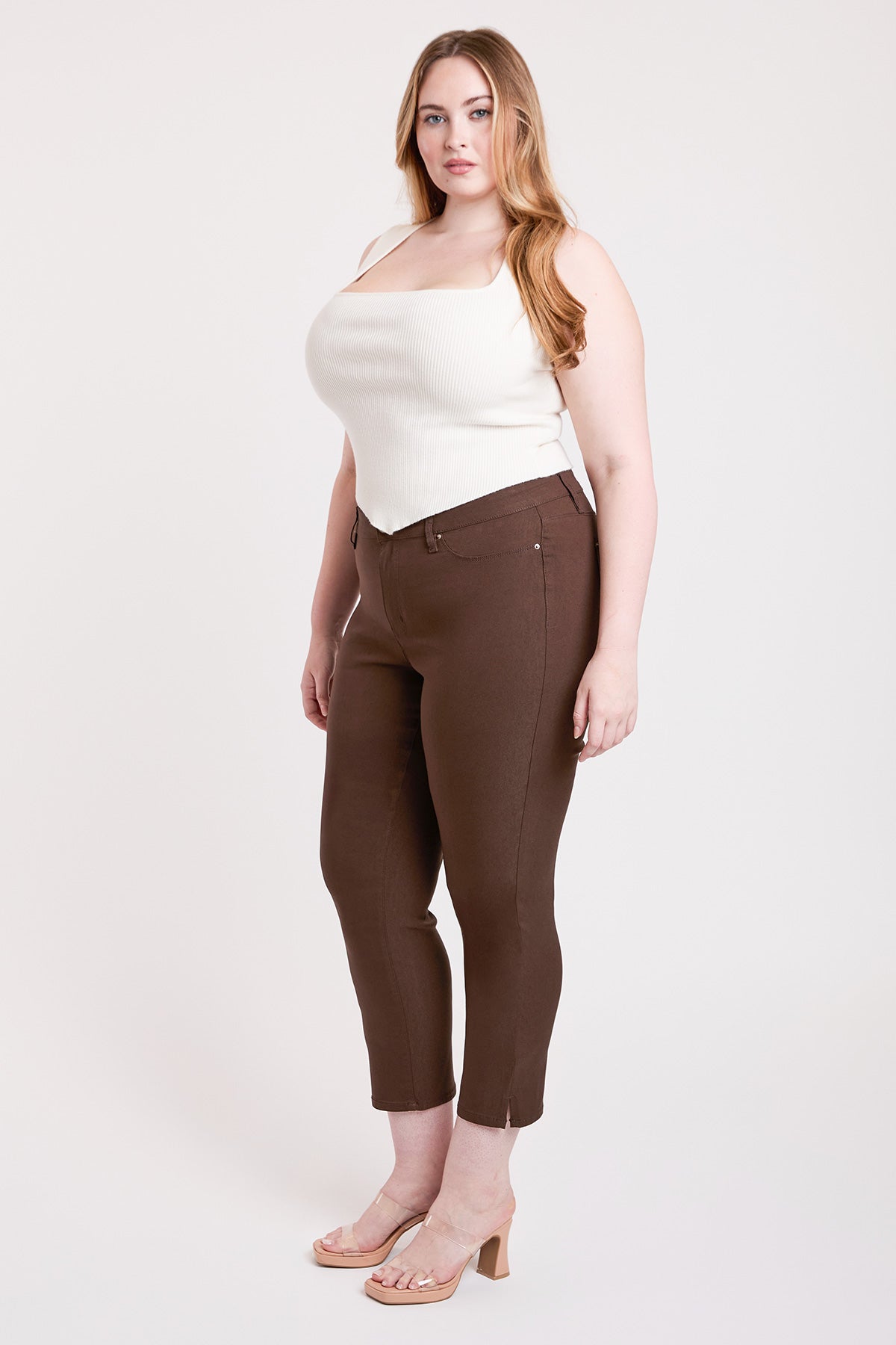 High Rise Hyperstetch Cropped Straight Pants