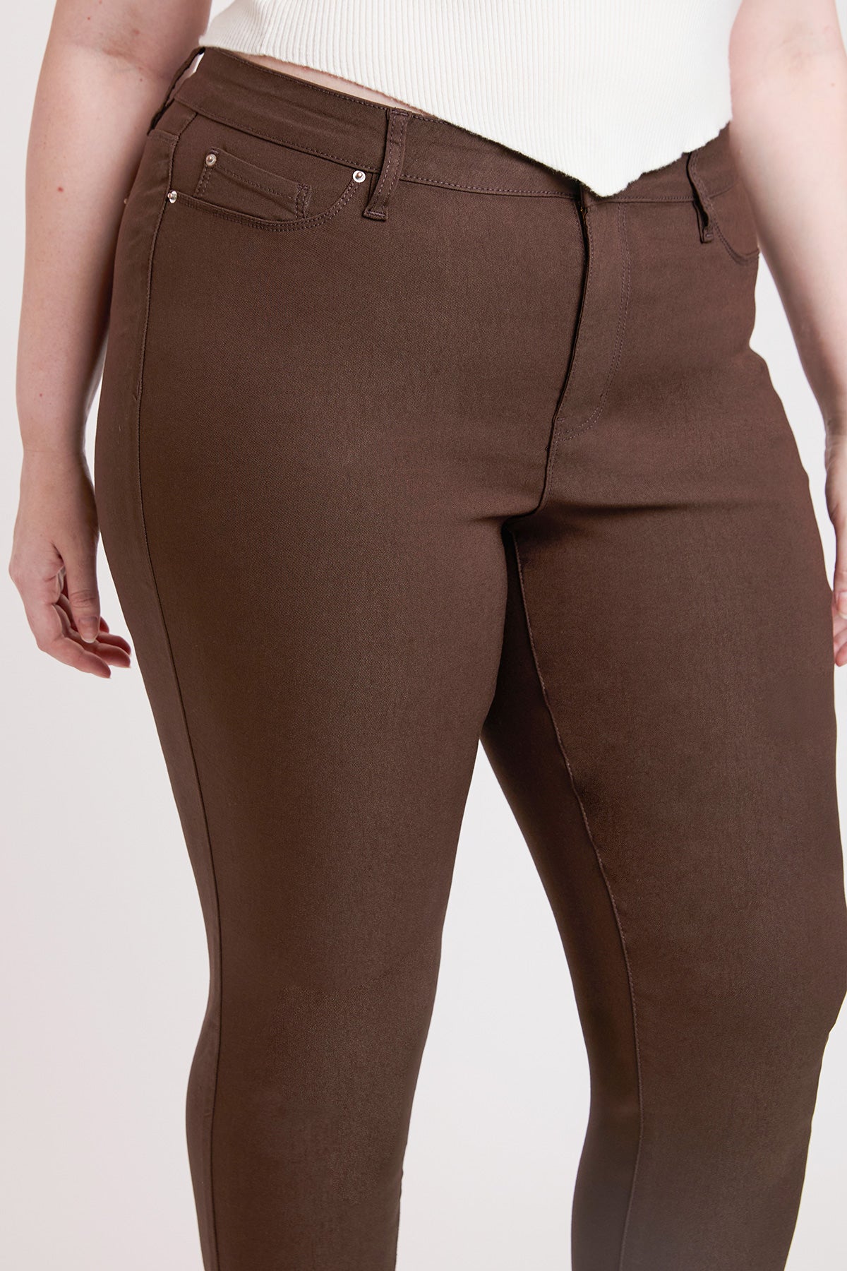 High Rise Hyperstetch Cropped Straight Pants