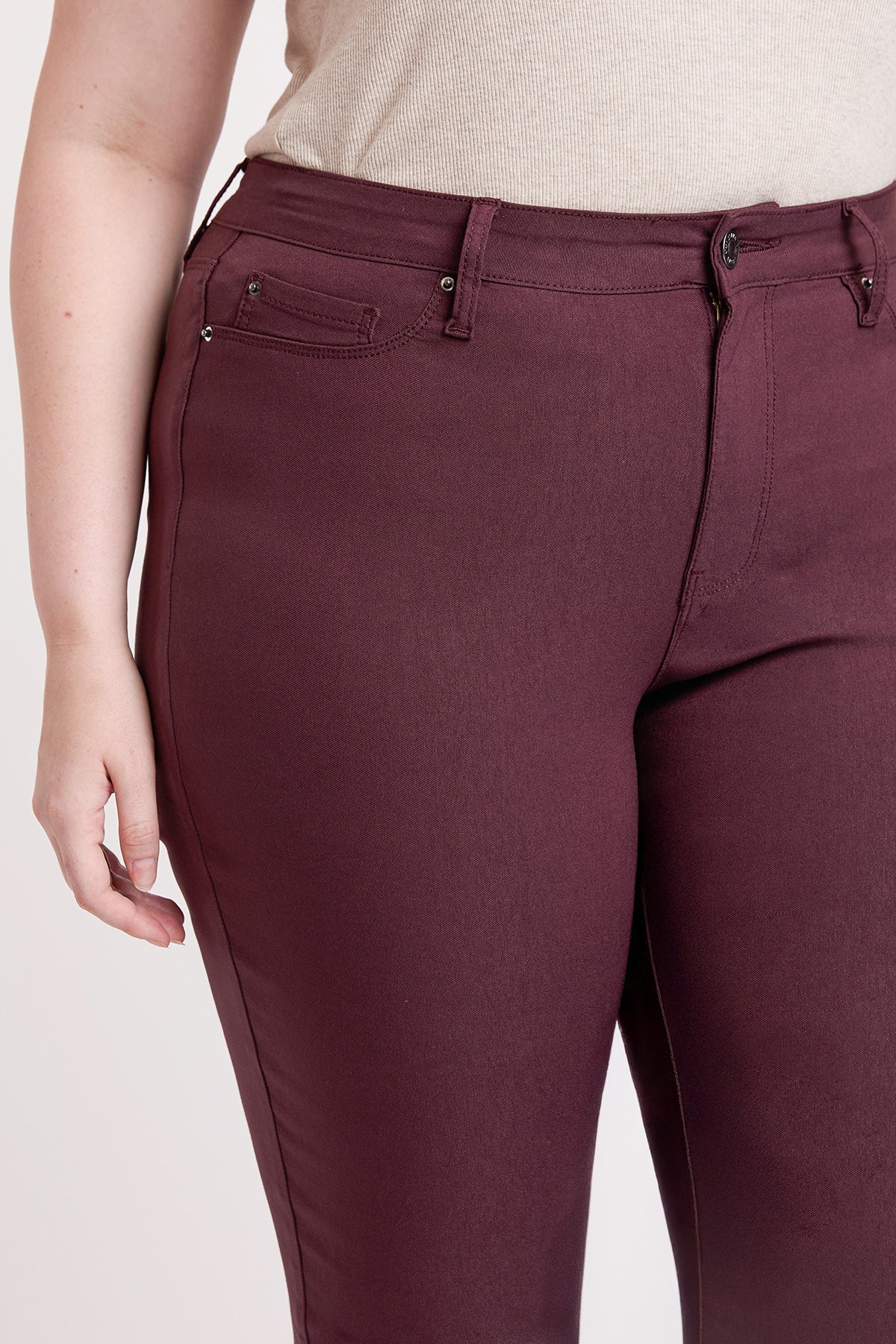 High Rise Hyperstetch Cropped Straight Pants