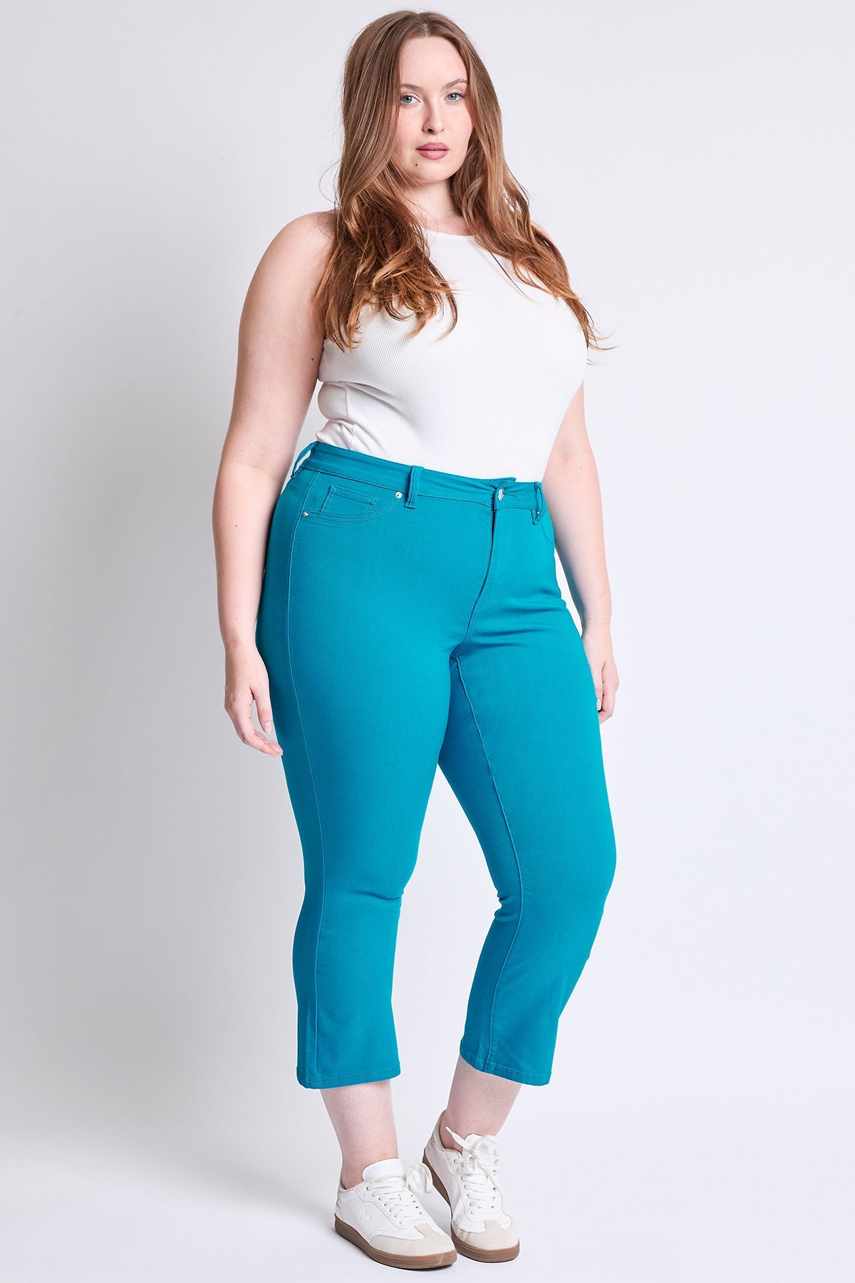 Hyperstretch Cropped Kick Flare Pants