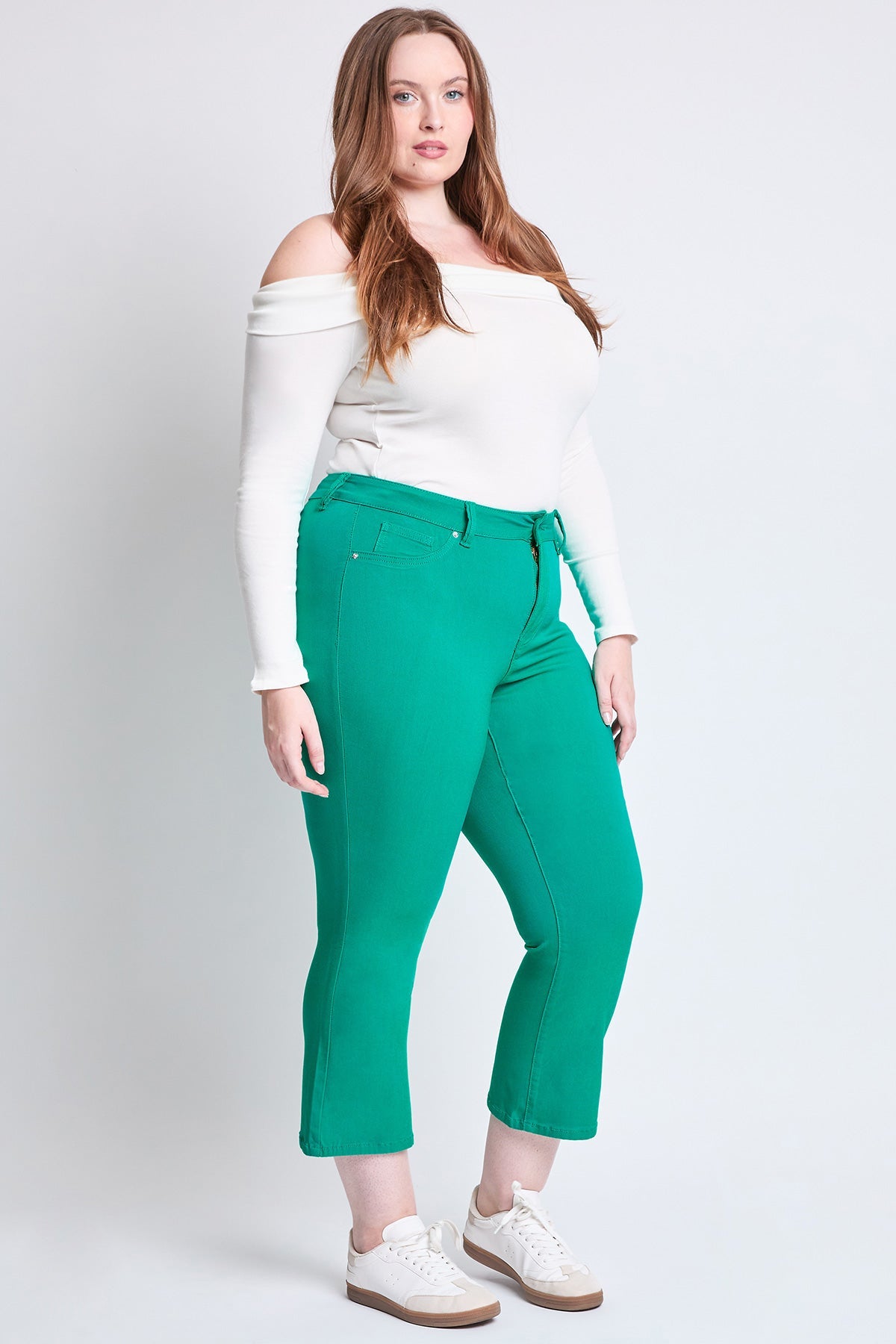 Hyperstretch Cropped Kick Flare Pants