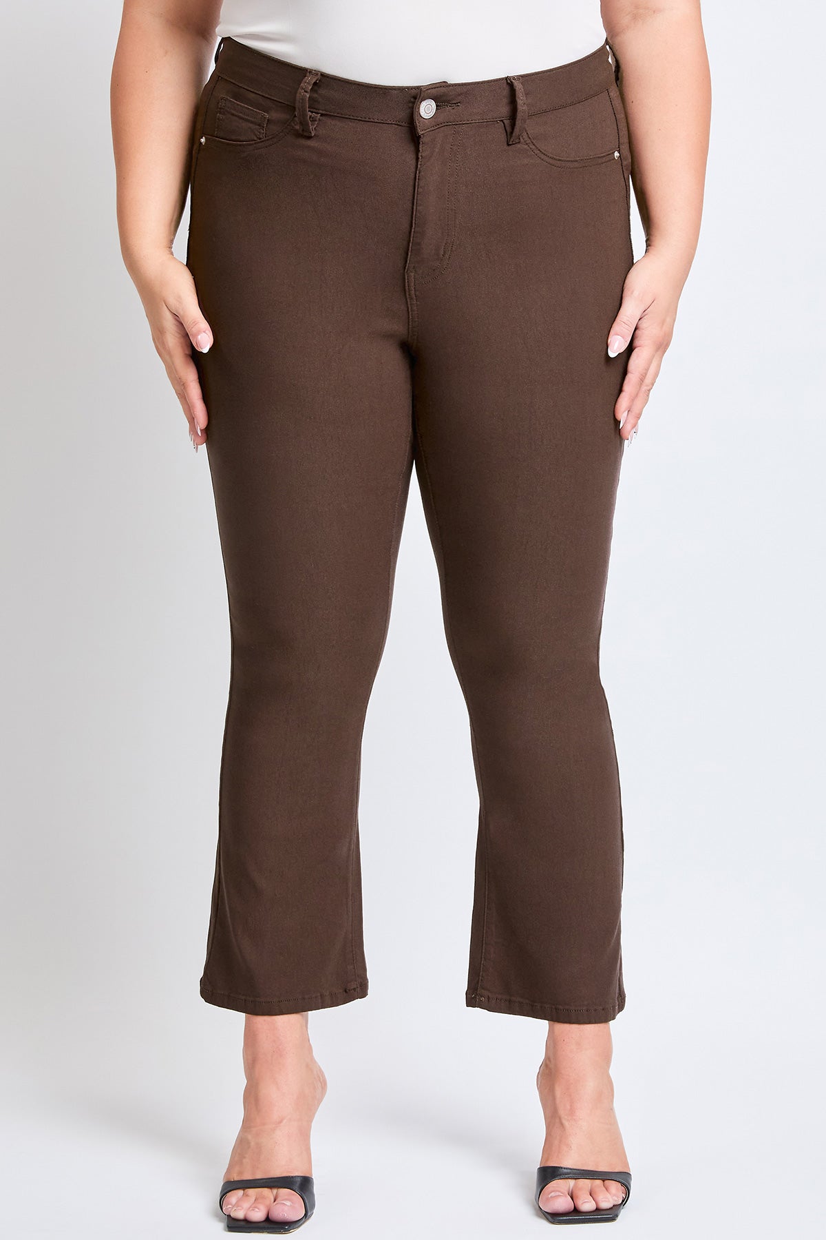 Hyperstretch Cropped Kick Flare Pants