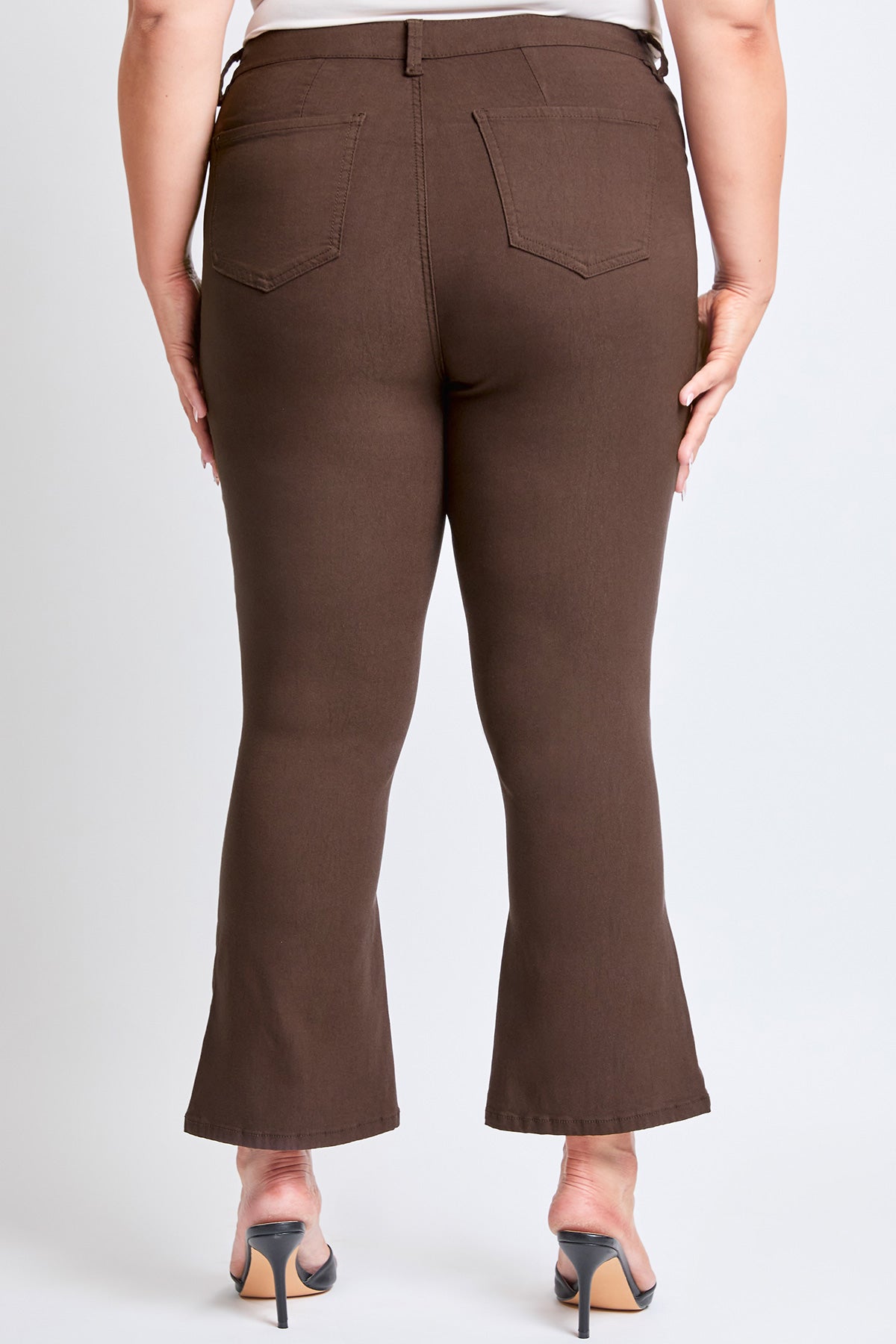 Hyperstretch Cropped Kick Flare Pants