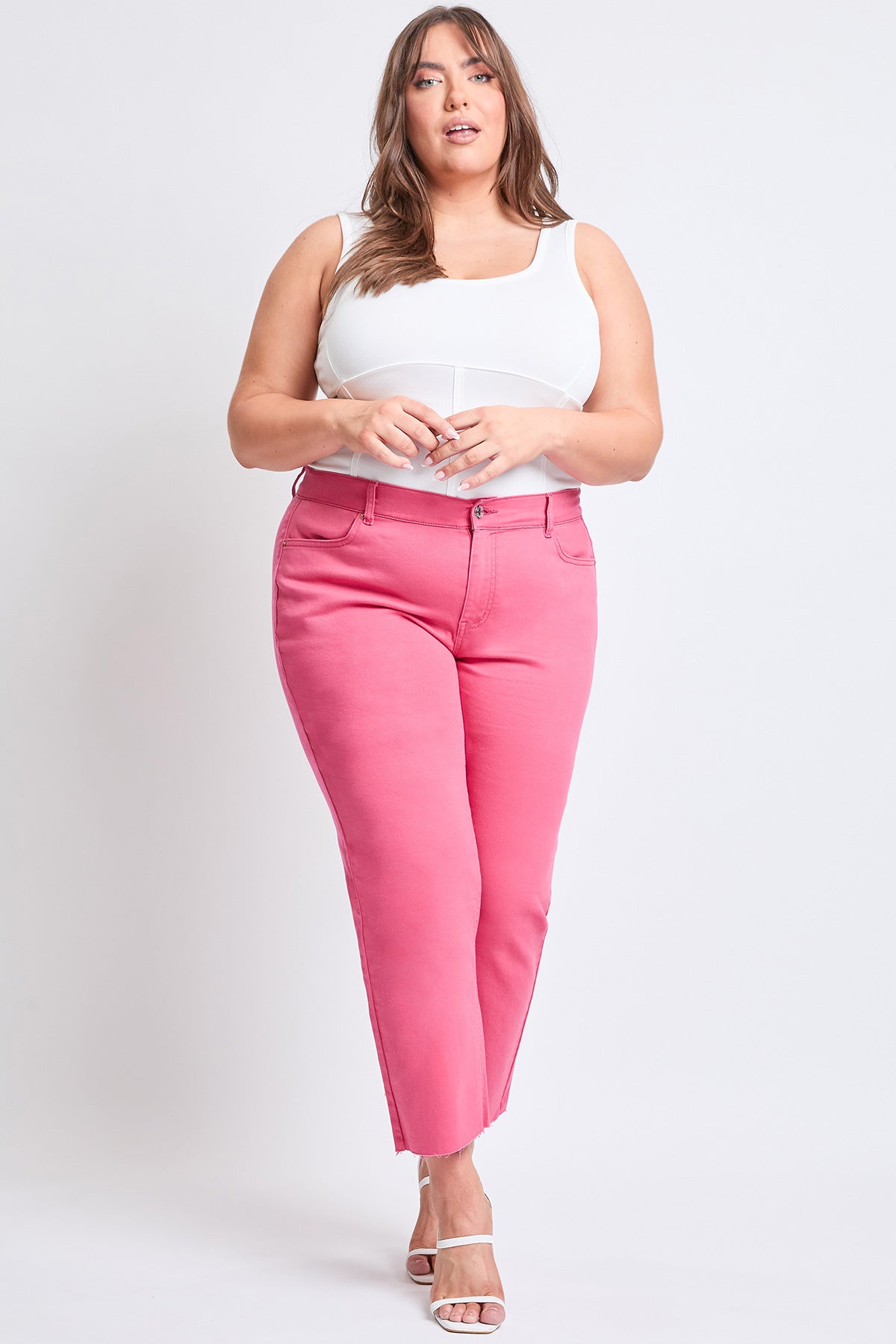 Hyperstretch Cropped Wide Leg Pants