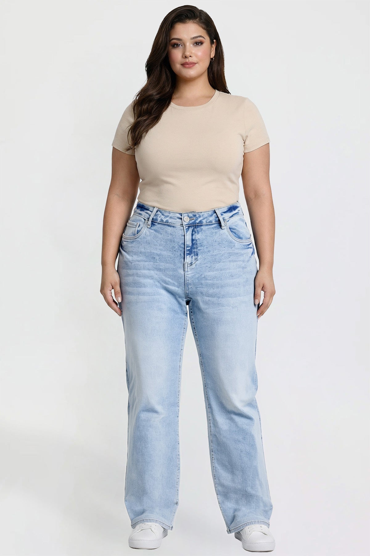 High Rise Wide Leg Jeans