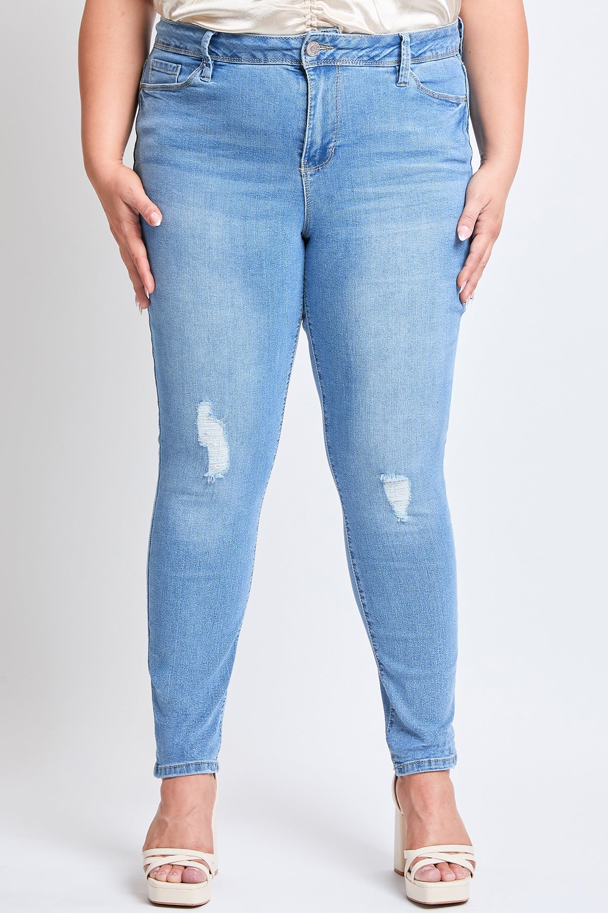 Essential Sustainable Distressed Skinny Jeans