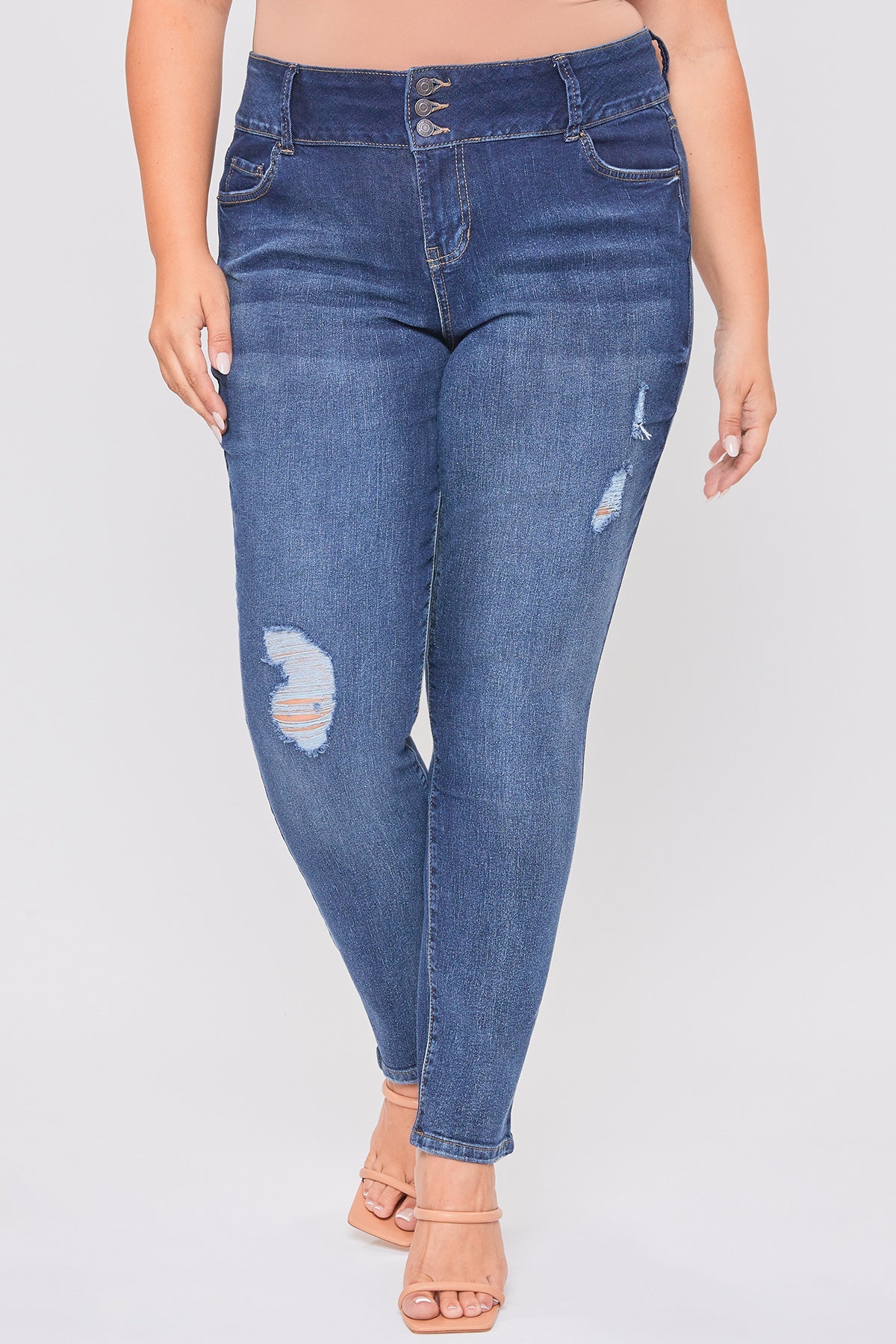 Essential Sustainable Distressed Skinny Jeans