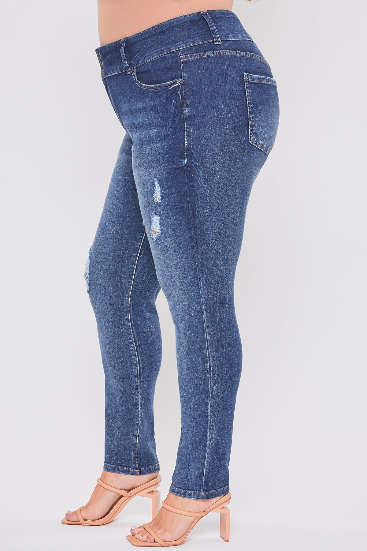 Essential Sustainable Distressed Skinny Jeans