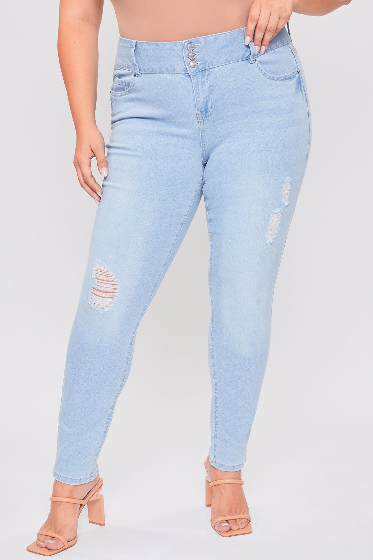 Essential Sustainable Distressed Skinny Jeans