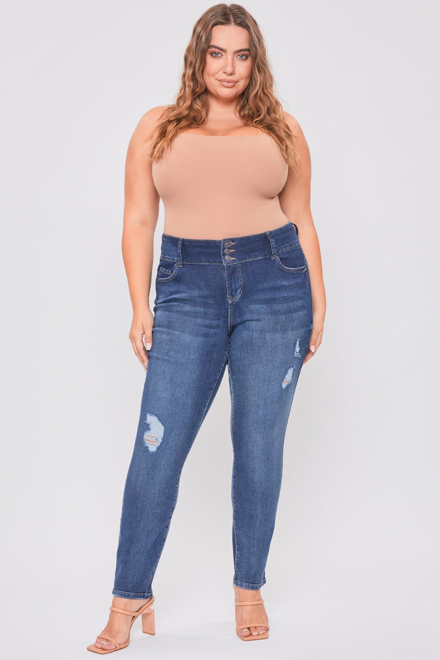 Essential Sustainable Distressed Skinny Jeans