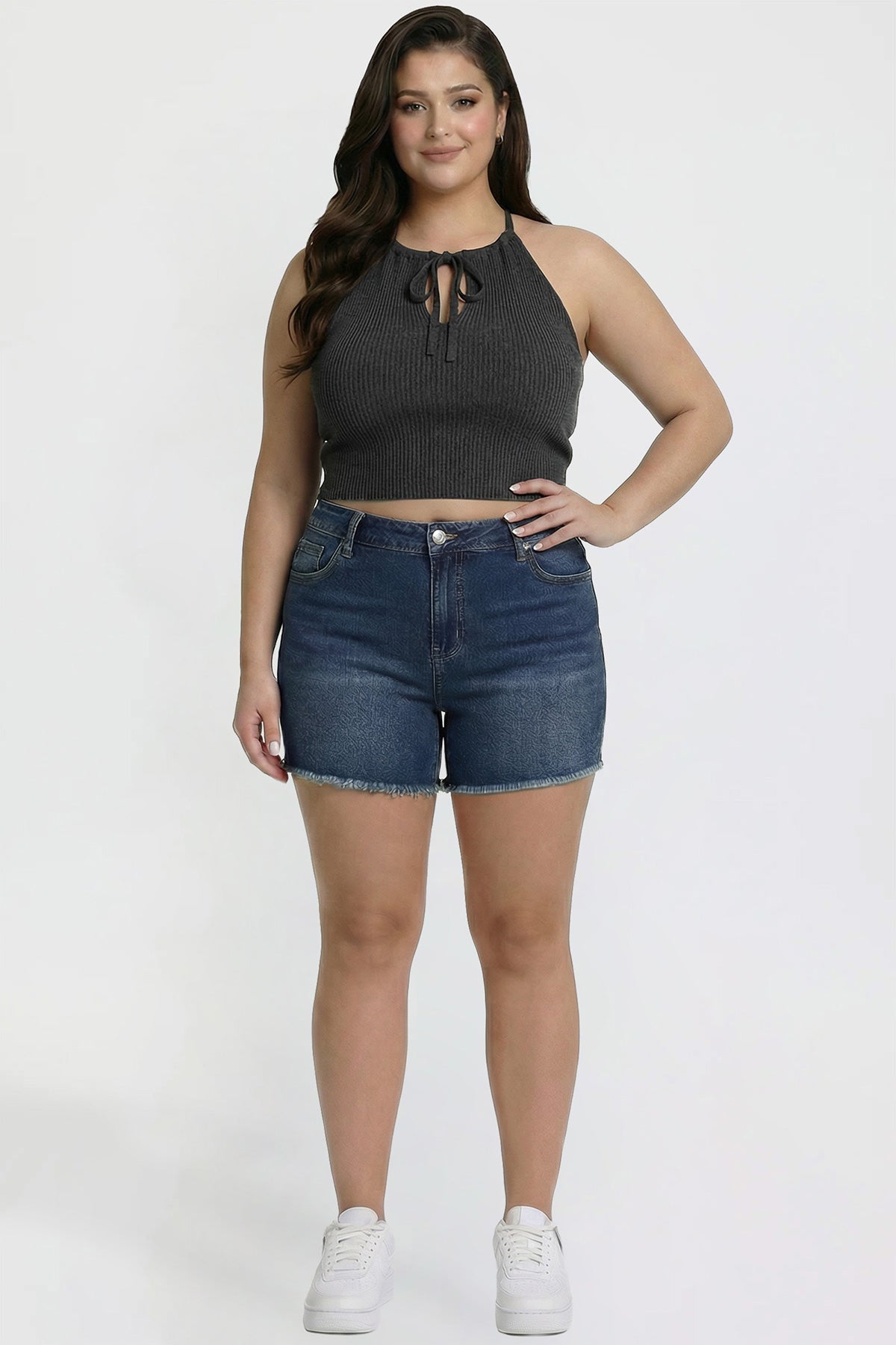 Luxe Short with Raw Hem