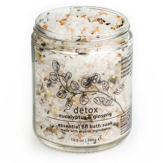 Detox Eucalyptus & Ginseng Essential Oil Bath Soak