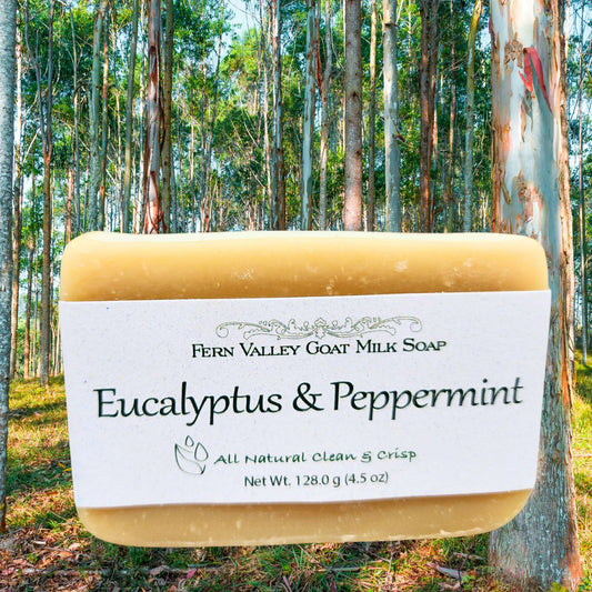 Handmade Goat Milk Soap | All Natural Eucalyptus & Peppermint Soap