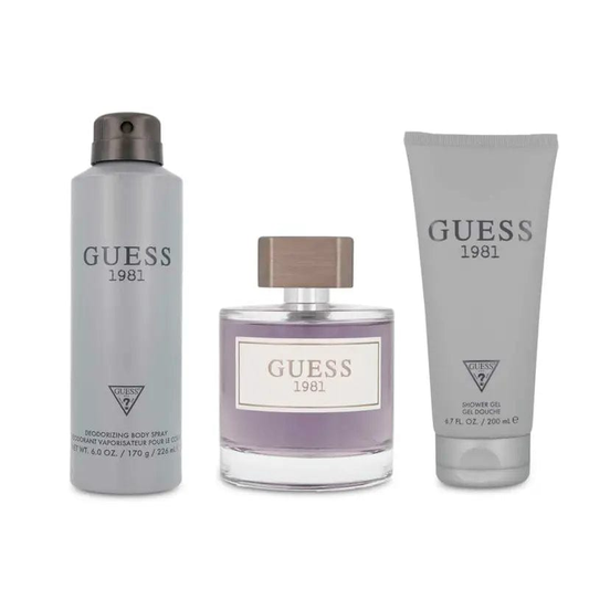 Guess 1981 By Guess For Men 3Pcs Set EDT Spray