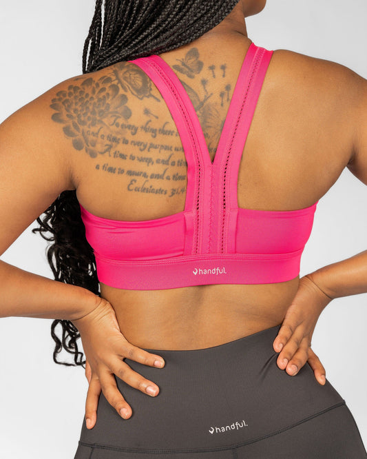 Y-Back Bra – Battle Cry Pink