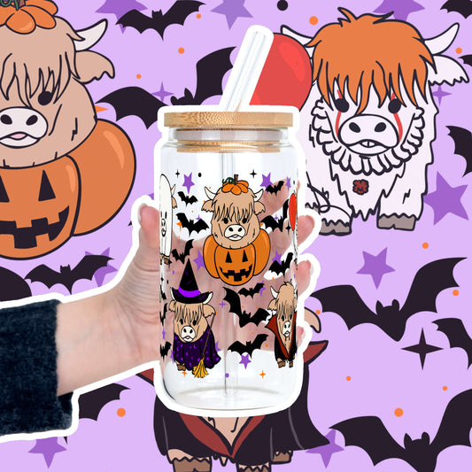 Highland Horror Cup With Lid and Straw