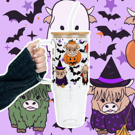 Highland Horror Tumbler with Lid and Straw