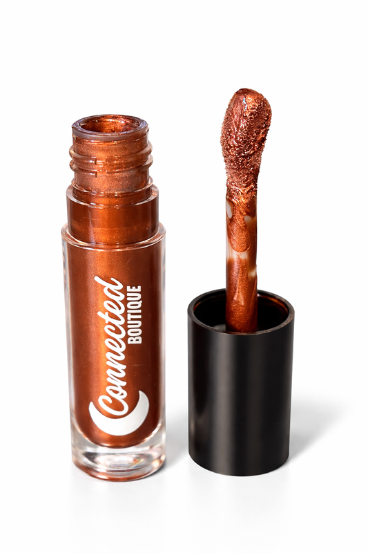 Brownie - Chocolate brown Metallic Lip Gloss