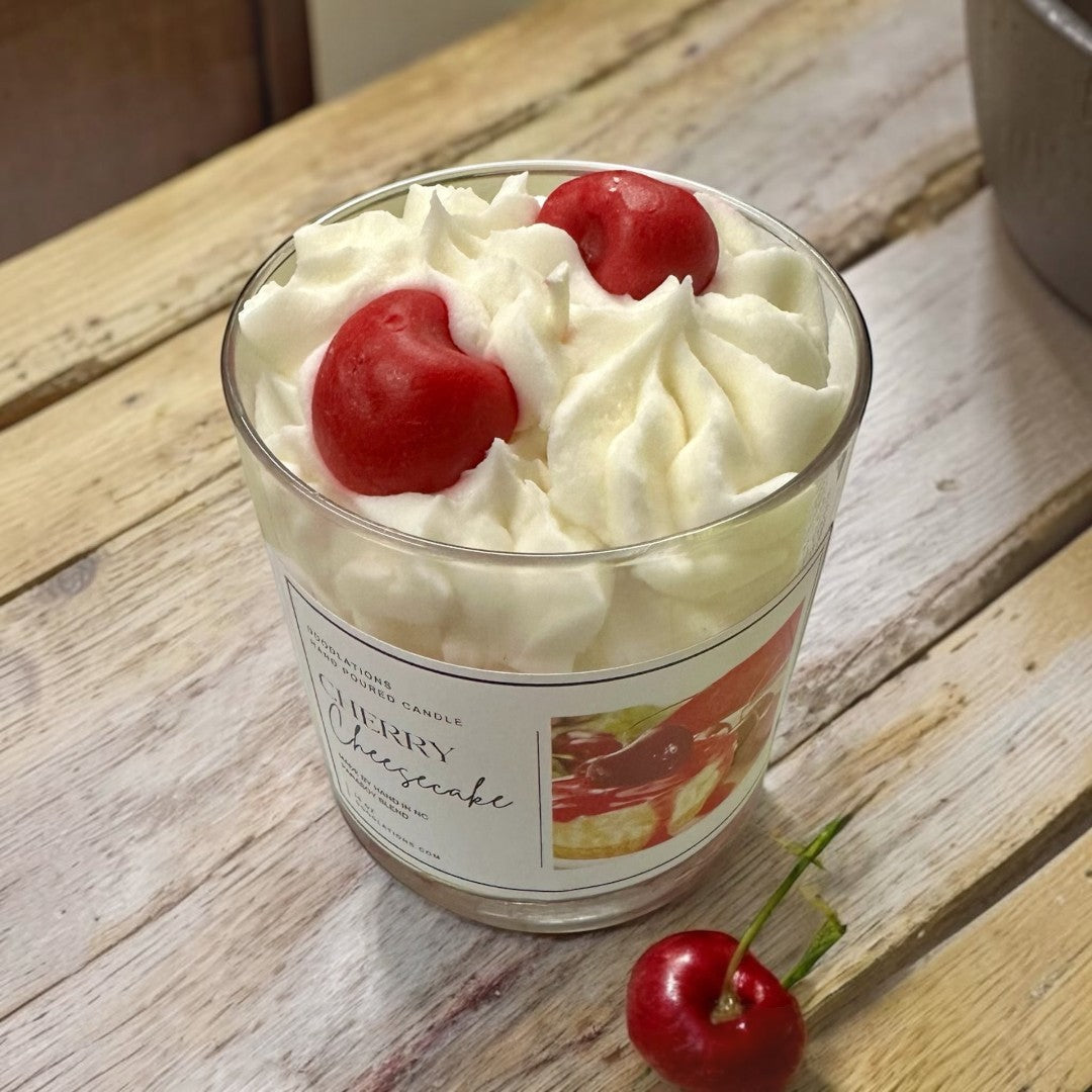 Candle | Cherry Cheesecake