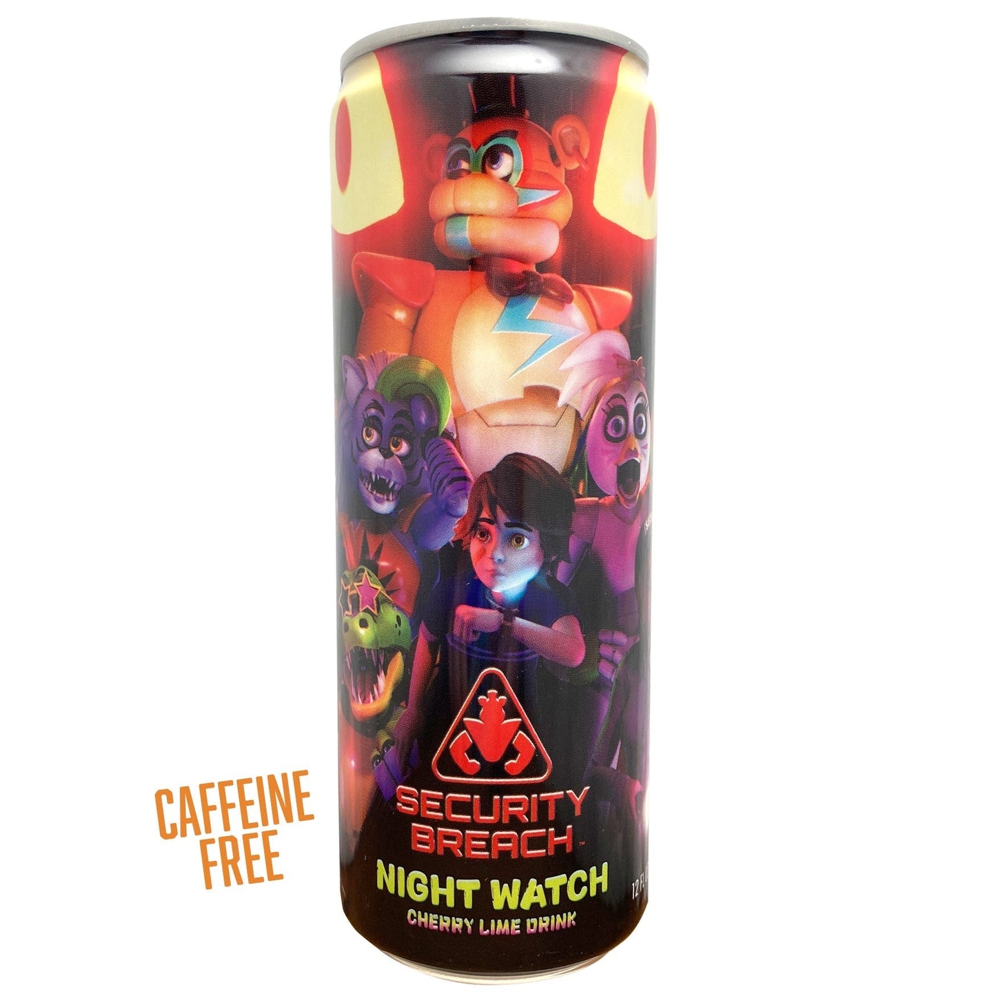 Five Nights at Freddy's Night Watch Cherry Lime Drink (350mL) (Caffeine Free) - Boston America