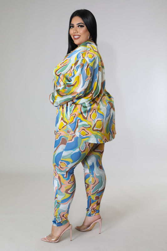 Misha Legging Set - Green