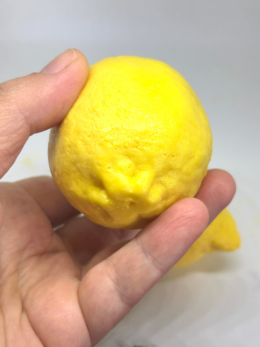 Lemon-shaped Soap, Goat Milk Based