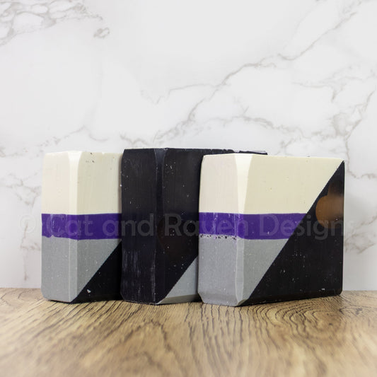 Demi-Deity (demisexual pride flag) soap