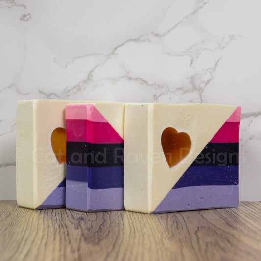 Omni nom-nom (omnisexual pride flag) soap
