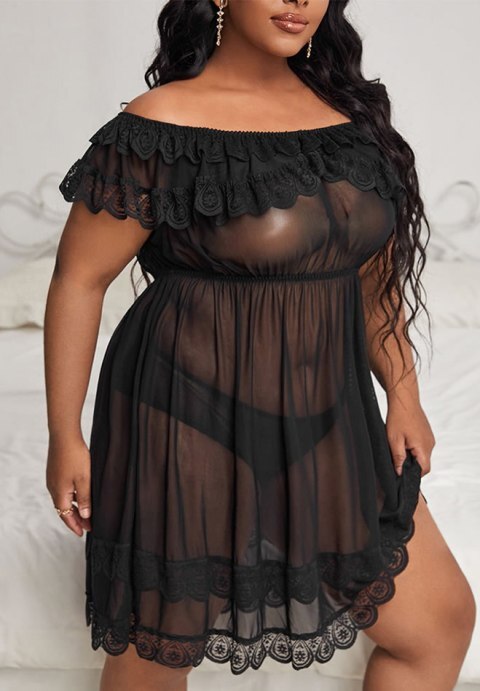 In For A Treat Mesh Babydoll