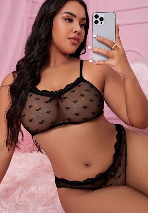 Love Affair Mesh Bra Set