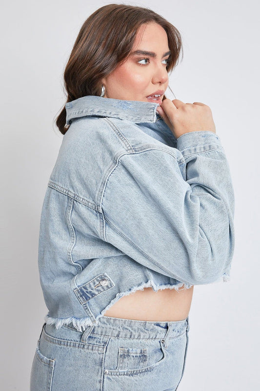 Cropped Denim Jacket