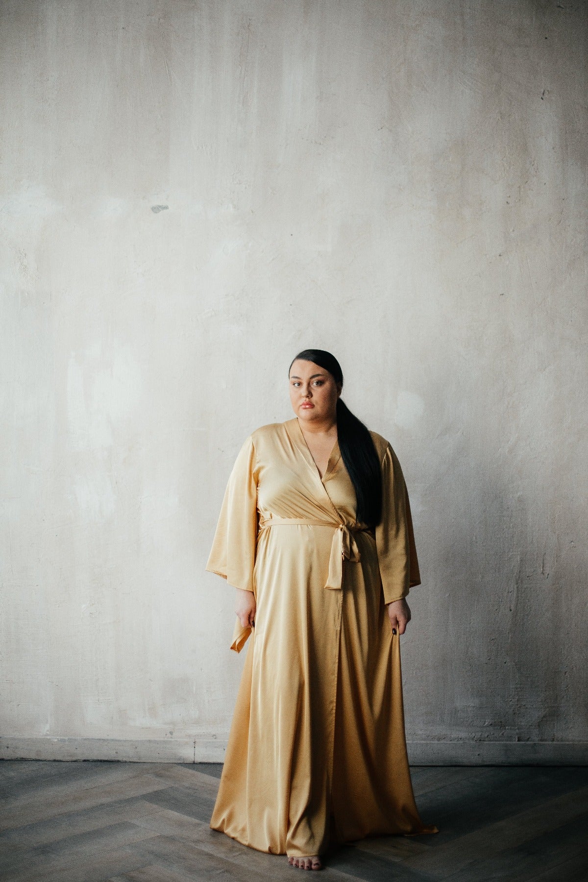 Kimono Sleeves Long Robe
