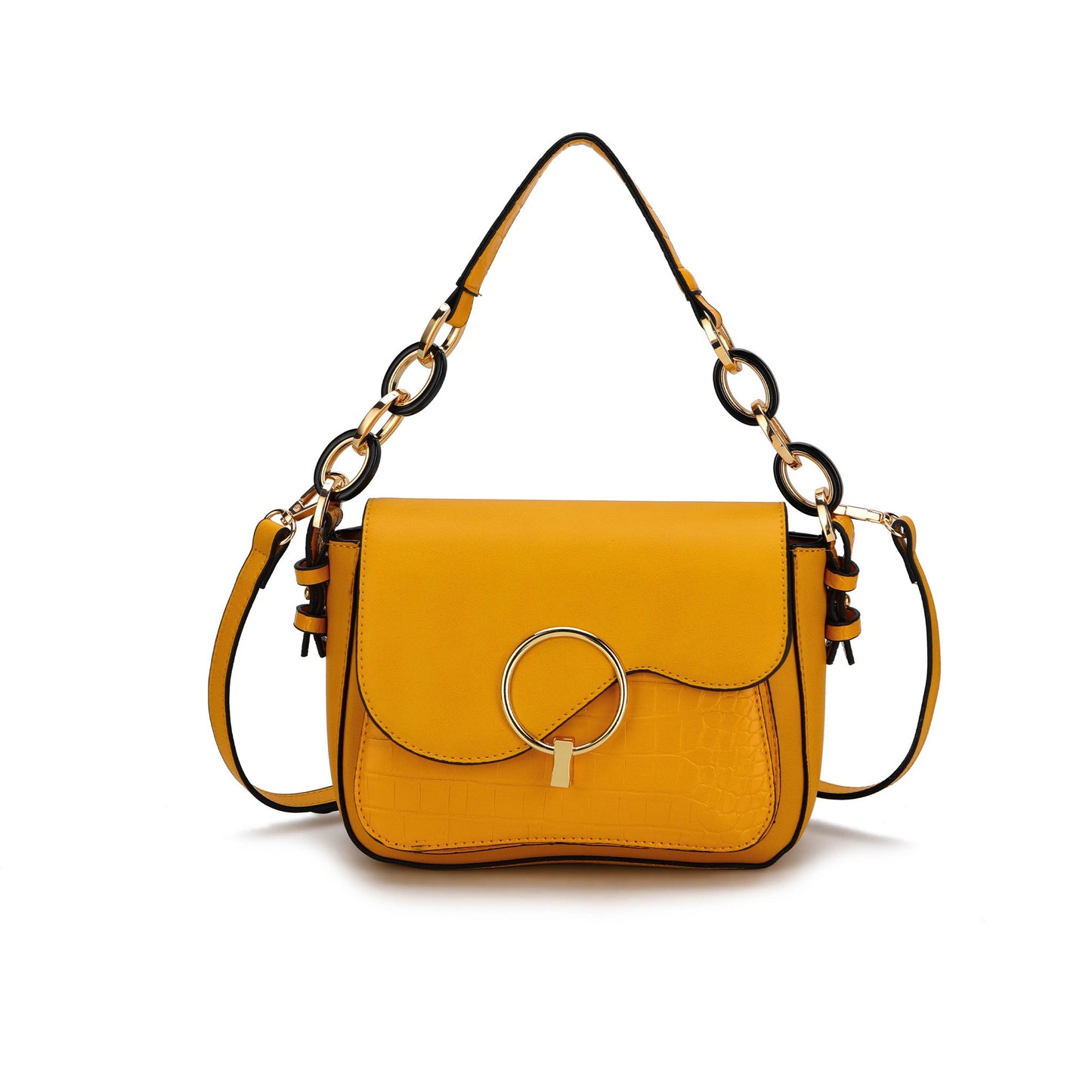 Fanta Croco Shoulder Bag