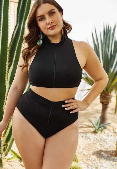 Two Piece High Waisted Swimsuit Bathing Suit